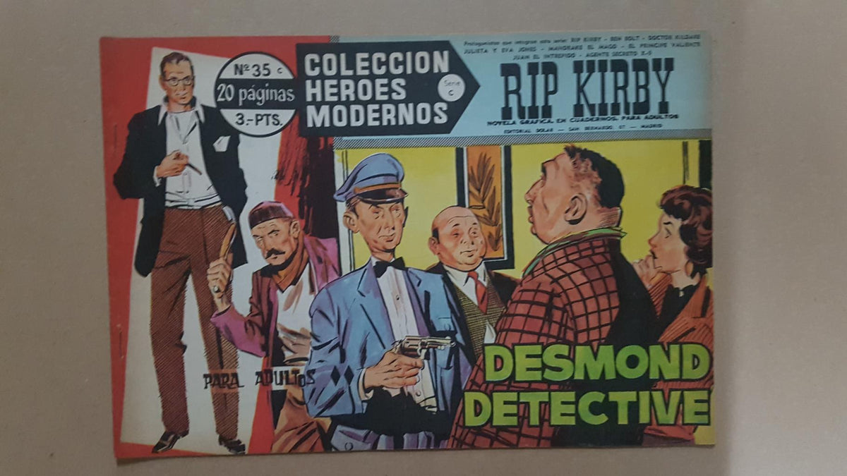 Dolar: Heroes Modernos serie C numero 35: Rip Kirby: Desmond detective