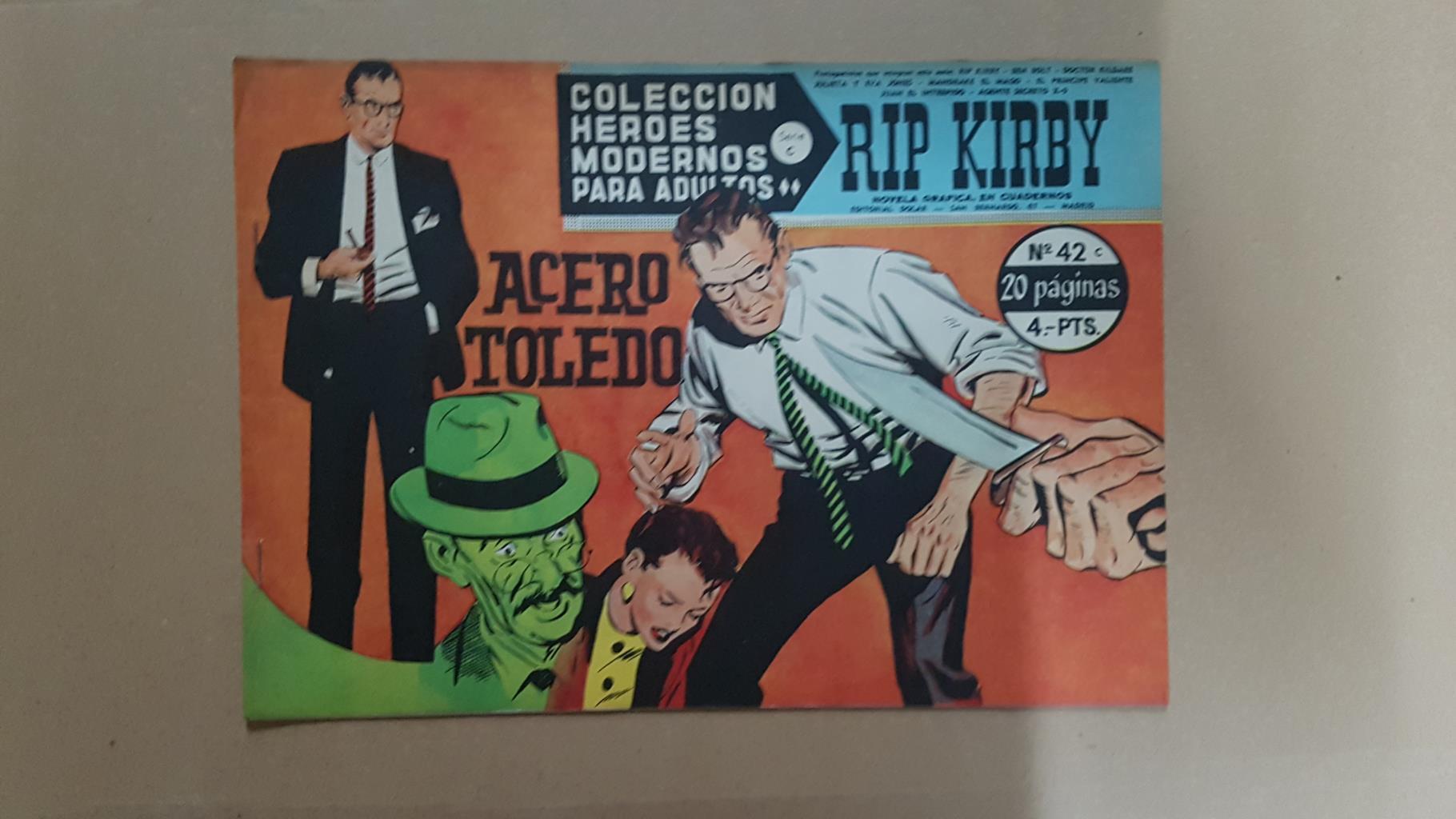 Dolar: Heroes Modernos serie C numero 42: Rip Kirby: Acero toledo