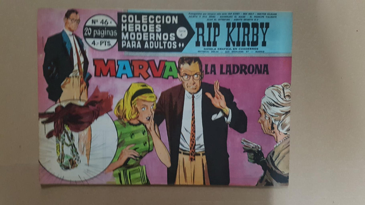 Dolar: Heroes Modernos serie C numero 46: Rip Kirby: Marva la ladrona
