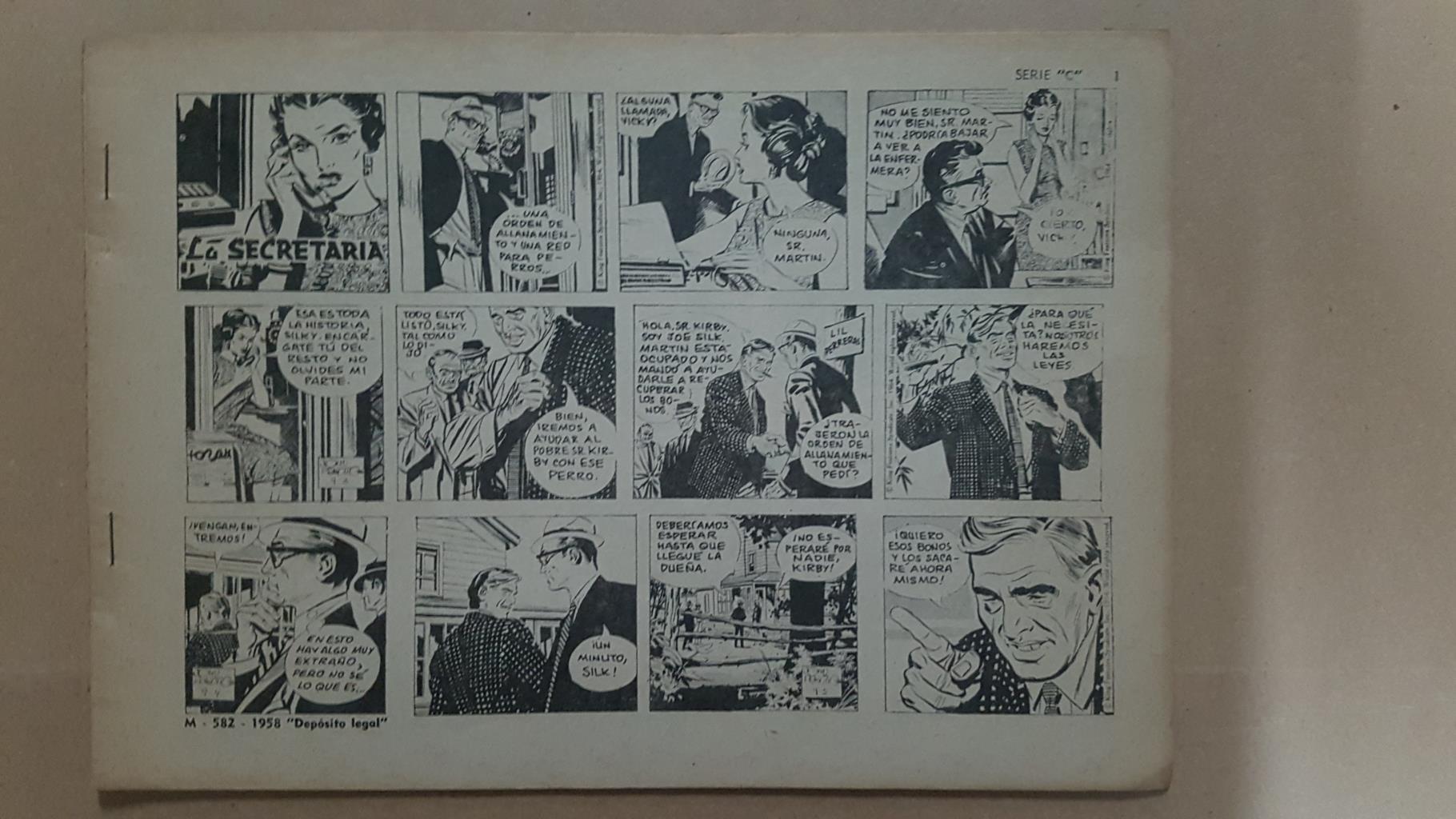 Dolar: Heroes Modernos serie C numero ?: Rip Kirby: La secretaria