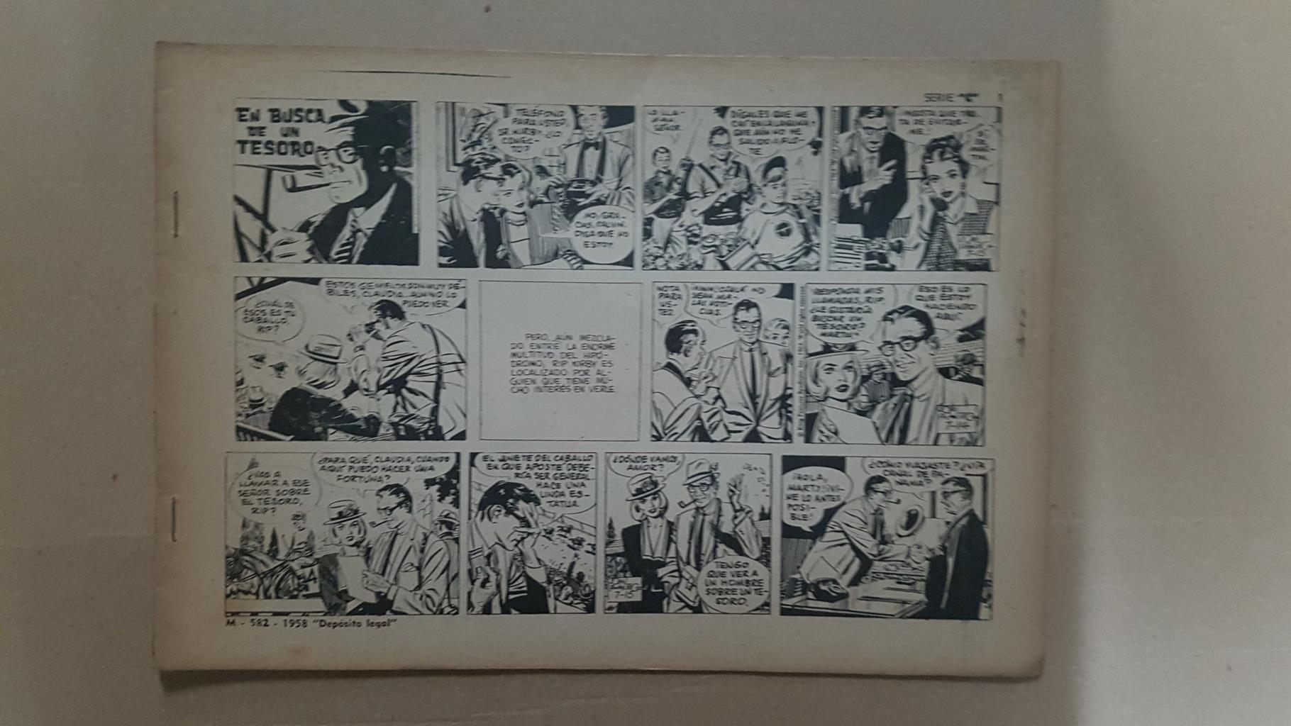 Dolar: Heroes Modernos serie C numero ?: Rip Kirby: En busca de un tesoro