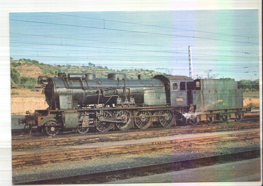 Postal JC0302: Locomotora 240 F 2262 , Ex. M.Z.A. serie 1400-2052CV. Mora la Nova