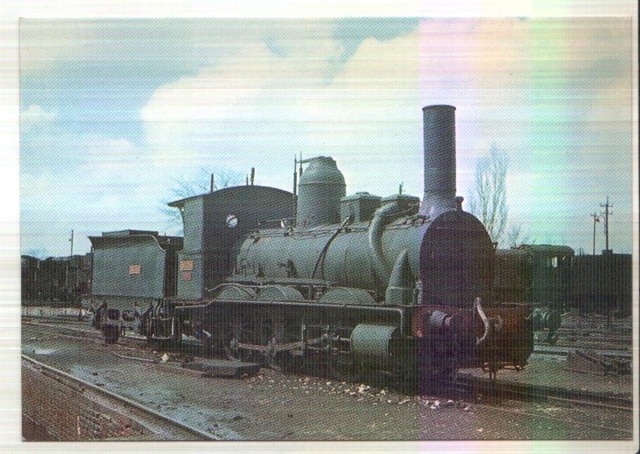 Postal JC0314: Locomotora 030-2214 serie 030-2209/2222. Zamora 11-4-70, foto de Jordi Valero