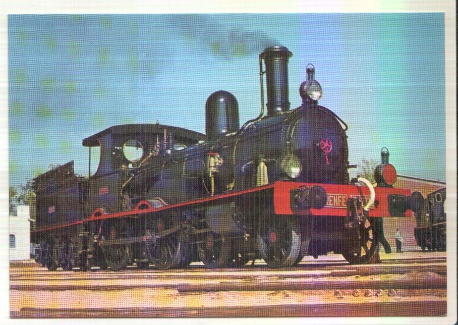 Postal JC0315: Locomotora serie 220-2021/23. Vilanova i la Geltru