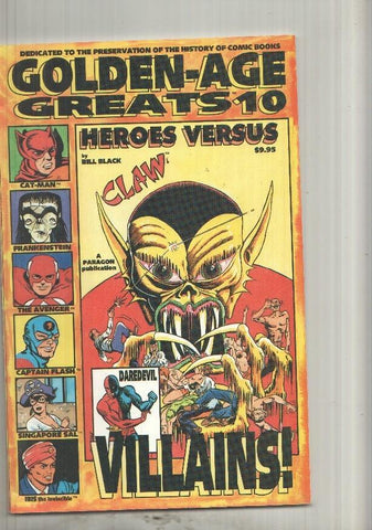  Golden Age Greats numero 10: Heroes Vs. Villains