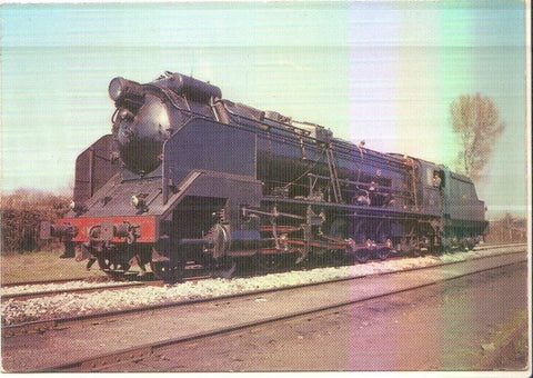 Postal JC0329: Locomotora "Santa Fe" formo parte de la serie 151-3101/3122