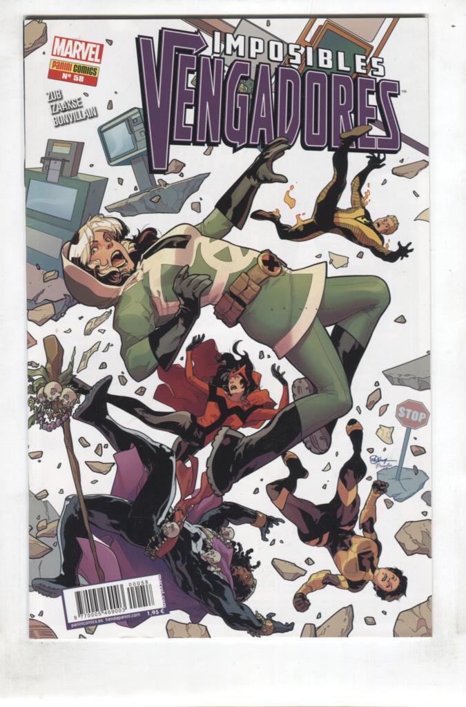 Marvel, Panini: Imposibles Vengadores num 58 ene 2018 - Empujar y tirar