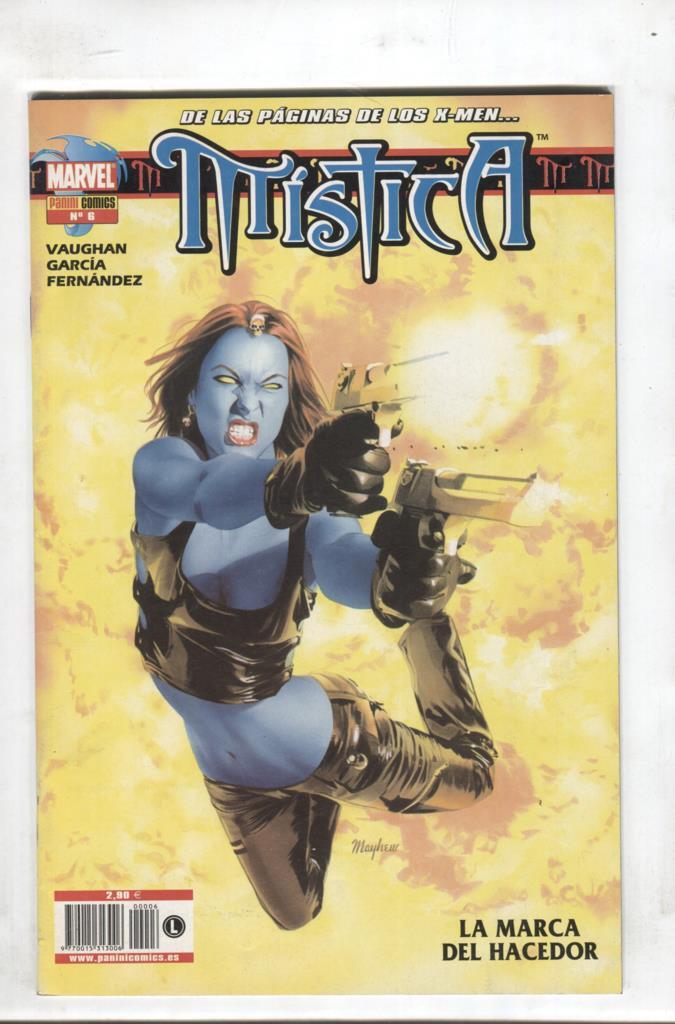 Marvel, Panini: Mistica num 6 julio 2005 - La marca del hacedor parte 1