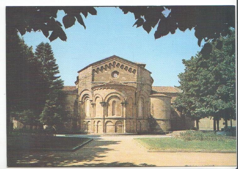 Postal JC0358: Sant Joan de les Abadesses (Girona). Monestir romanic. Absis principal (segle XII)