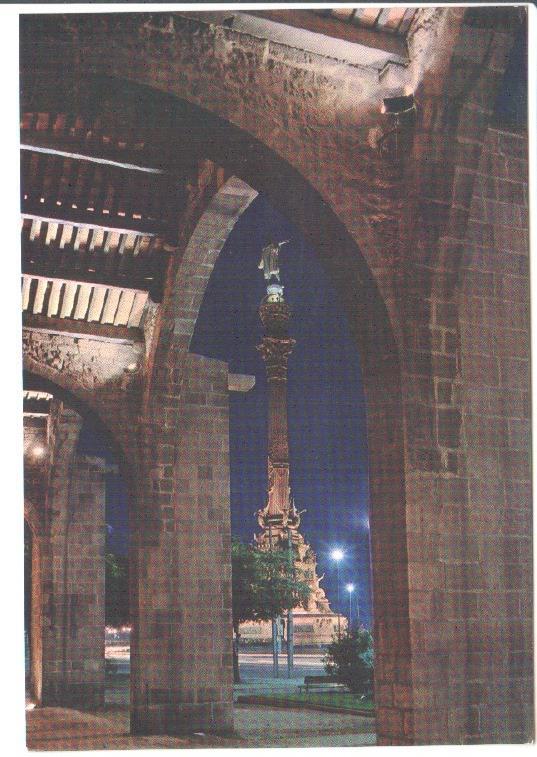Postal JC0361: Barcelona. Monumento a Colon