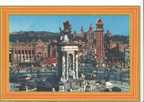 Postal JC0362: Barcelona. Plaza de España