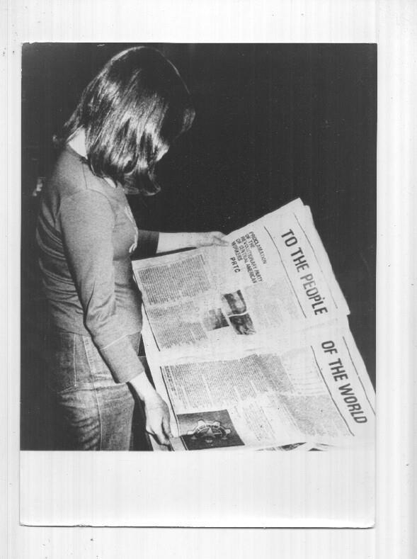 Foto Prensa numero 055: Doble pagina New York Times con anuncio terroristas
