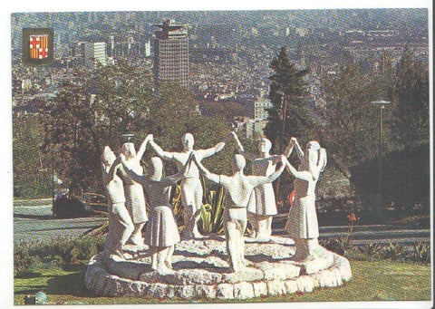 Postal JC0365: Barcelona. Monumento a la Sardana