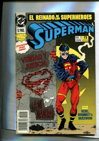 Superman volumen 3 el reinado de los superheroes numero 01: Vivo