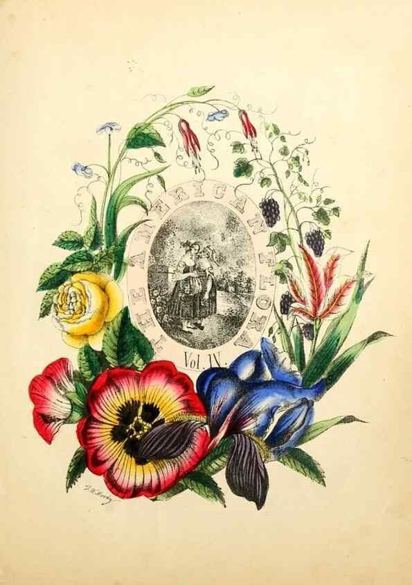 Reproducción/Reproduction 49781614552: The American flora :. New York :Hull & Spencer,1855.. 