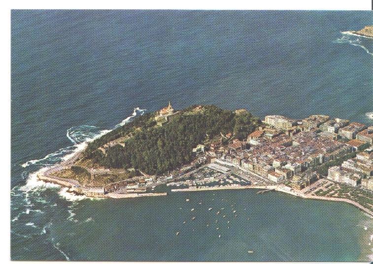 Postal JC0379: San Sebastian. Vista aerea