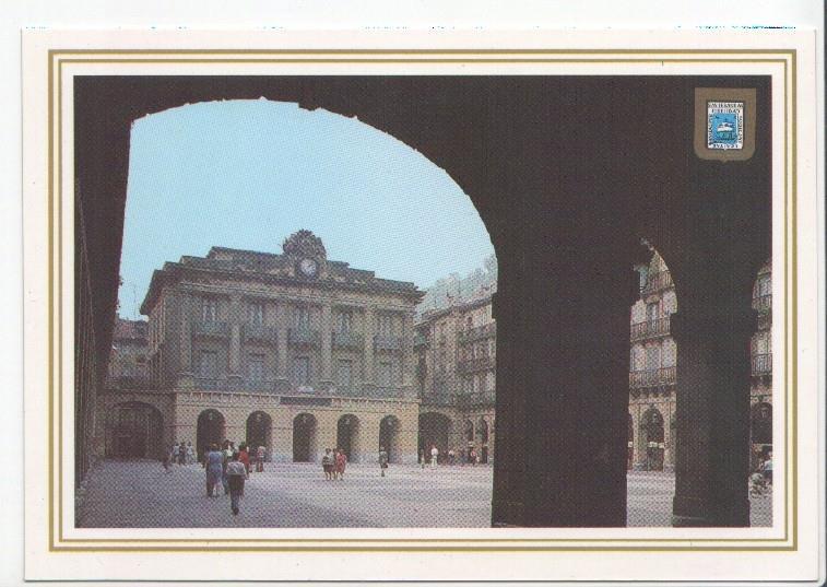 Postal JC0380: San Sebastian. Donostia. Plaza de la Constitucion