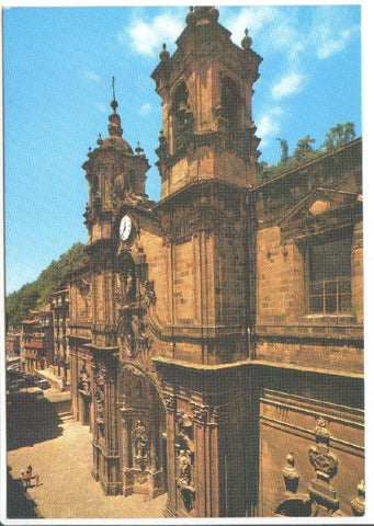Postal JC0382: San Sebastian. Iglesia de Santa Maria