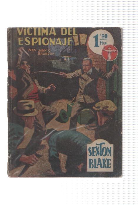 La novela aventura: Sexton Blake: Victima del espionaje