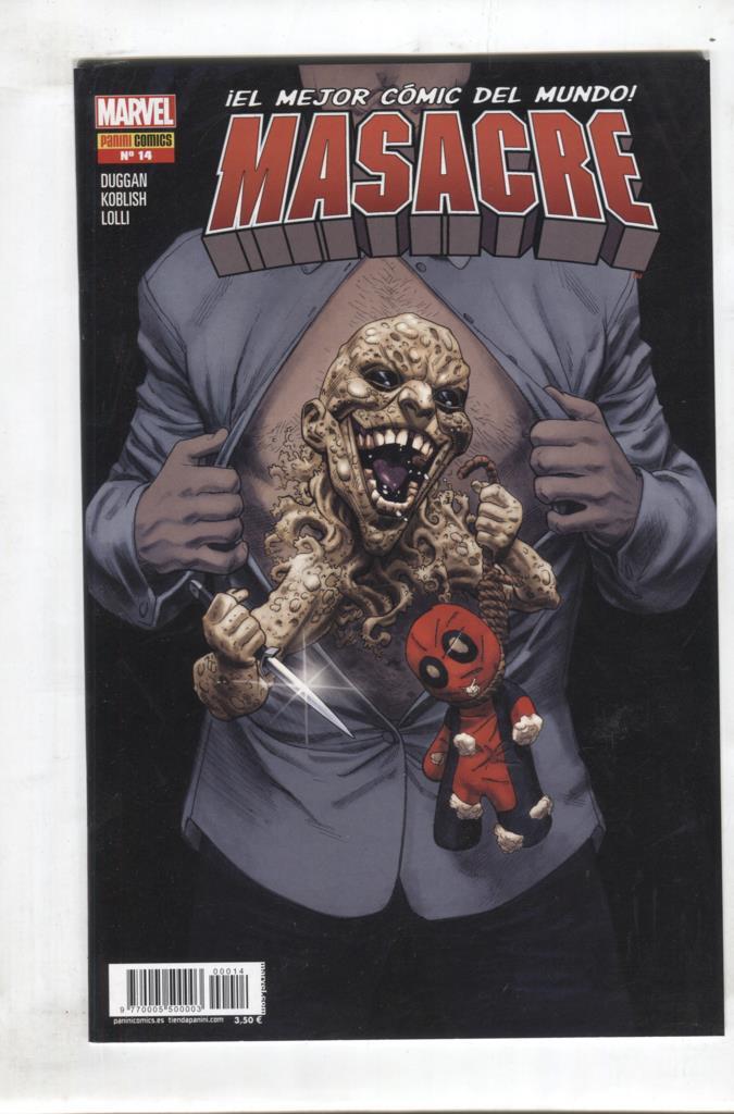 Marvel, Panini: Masacre num 14, abril 2017 - El comic secreto
