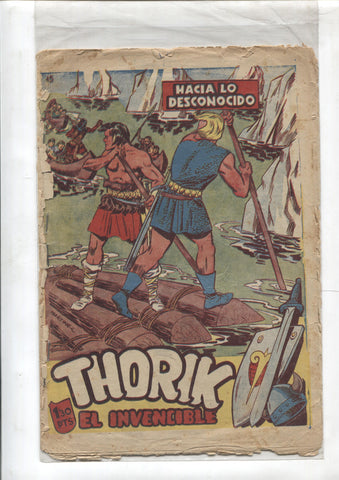 Original: Thorik el invencible numero 15: Hacia lo desconocido