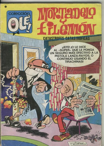 Coleccion Ole: Mortadelo y Filemon numero 088: Catastrofes catastroficas