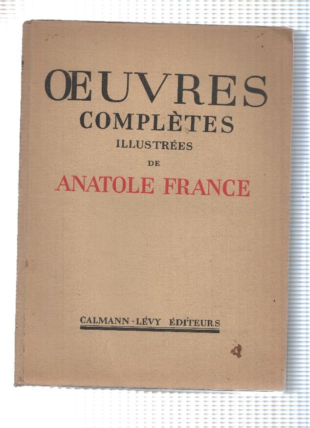 Oeuvres completes: L´Anneau D´Amethyste-Monsieur Bergeret a Paris (tapa encuadernada al reves)