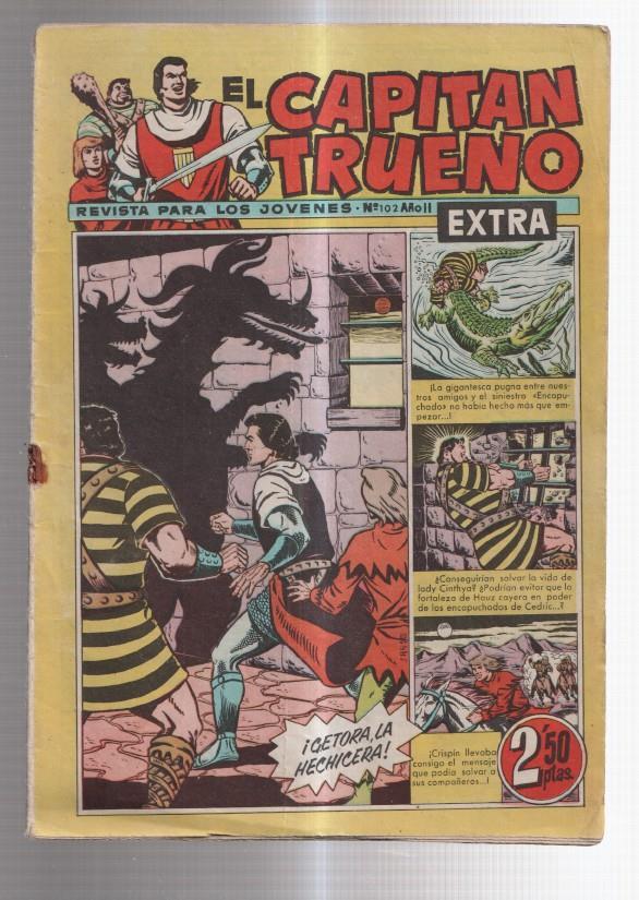 El Capitan Trueno Extra numero 102: (algo aviejado)
