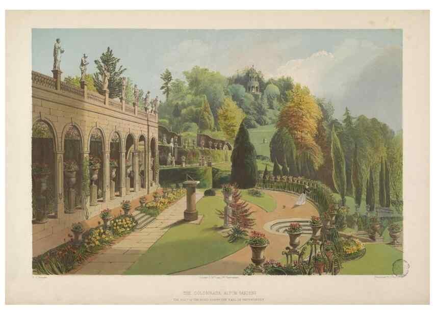 Reproducción/Reproduction 48307822051: The gardens of England. London :T. McLean,[1858?]. 