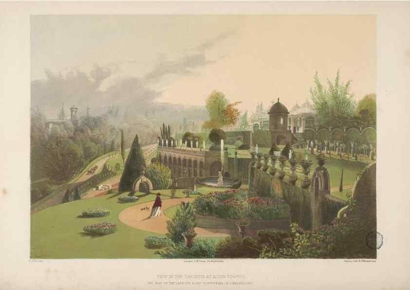 Reproducción/Reproduction 48307935032: The gardens of England. London :T. McLean,[1858?]. 