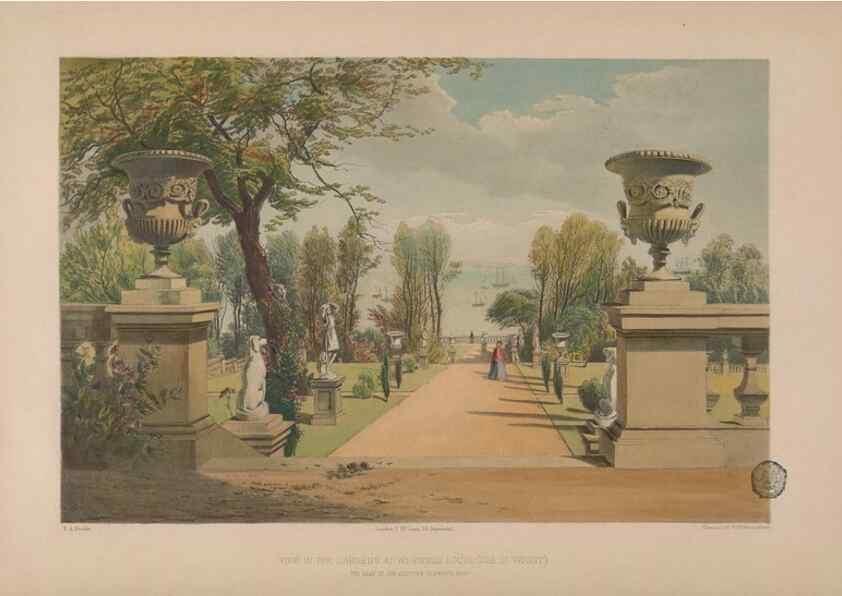 Reproducción/Reproduction 48307826991: The gardens of England. London :T. McLean,[1858?]. 
