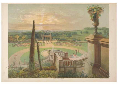 Reproducción/Reproduction 48307936557: The gardens of England. London :T. McLean,[1858?]. 