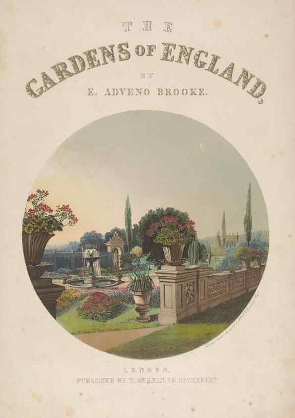 Reproducción/Reproduction 48307817926: The gardens of England. London :T. McLean,[1858?]. 