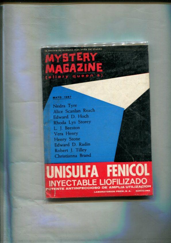 Mystery Magazine mayo 1967: Nedra Tyre, Alice Sanlan Reach, Edward D.Hoch, Vera Henry, Henry Stone, etc