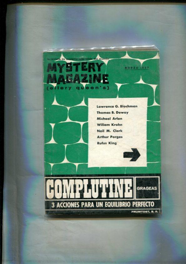Mysteri Magazine marzo 1967: Lawrence G.Blochman, Thomas B.Dewey, Michael Arlen, Willian Krohn, Arthur Porges, etc