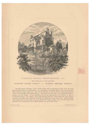 Reproducción/Reproduction 40479190520: The Herefordshire pomona, containing coloured figures and descriptions of the most esteemed kinds of apples and pears.. Hereford, [Eng.]Jakeman and Carver,1876-85.. 
