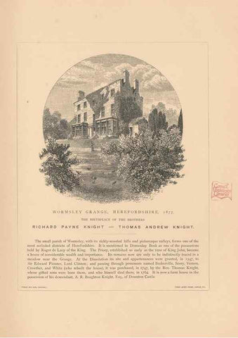 Reproducción/Reproduction 40479190520: The Herefordshire pomona, containing coloured figures and descriptions of the most esteemed kinds of apples and pears.. Hereford, [Eng.]Jakeman and Carver,1876-85.. 
