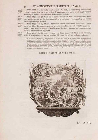 Reproducción/Reproduction 36279476303: D'Amboinsche Rariteitkamer ... :. T'Amsterdam :Gedrukt by François Halma,1705.