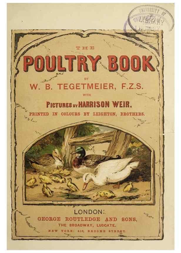 Reproducción/Reproduction 37089386455: The poultry book :. London ;G. Routledge,1867.