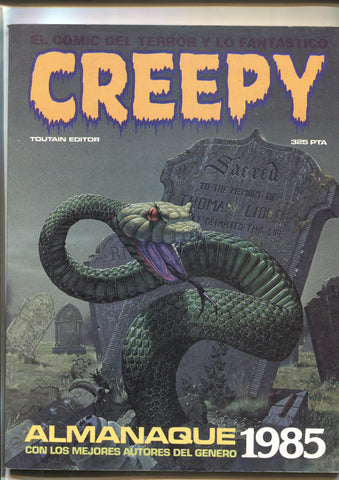 Creepy almanaque 1985: articulo Stephen King y el cine