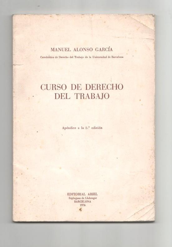 Curso de derecho del trabajo