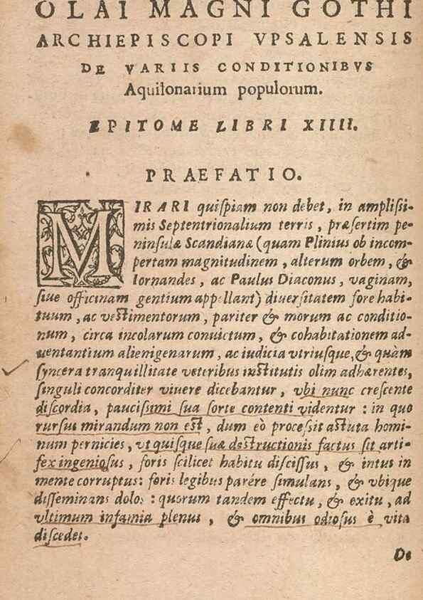 Reproducción/Reproduction 15632985471: Historiae de gentibus septentrionalibus /. Antverpiae :Apud Ioannem Bellerum,[ca. 1557]