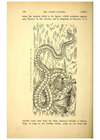 Reproducción/Reproduction 15572592606: The great sea-serpent.. Leiden :E. J. Brill;[1892]