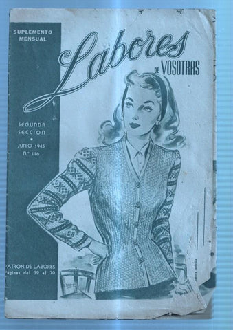 Patron de Labores de vosotras numero 116