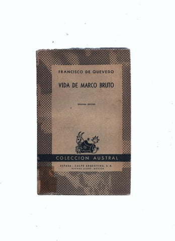 Austral numero 0957: Vida de Marco Bruto