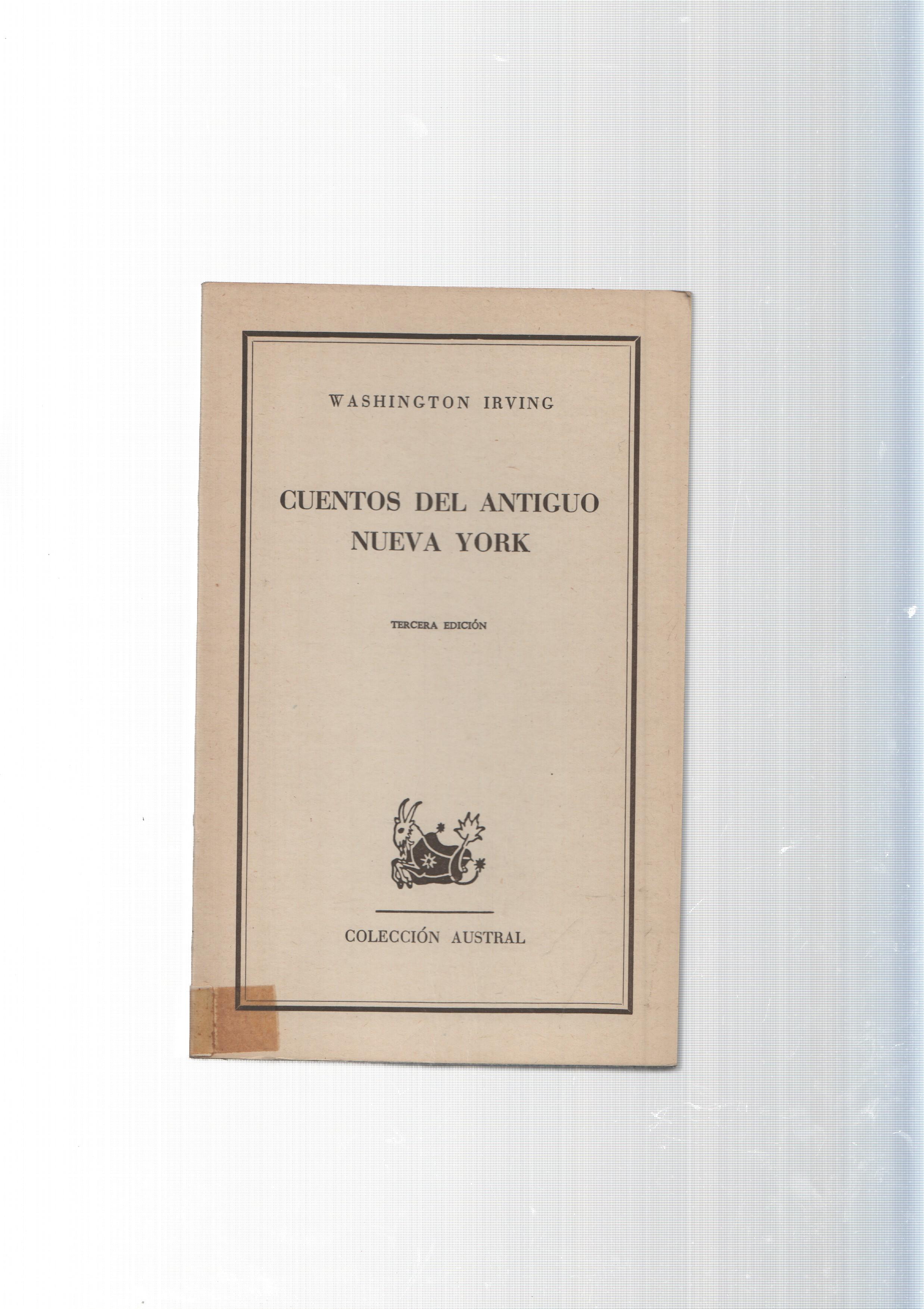 Coleccion Austral: Cuentos del antiguo Nueva York