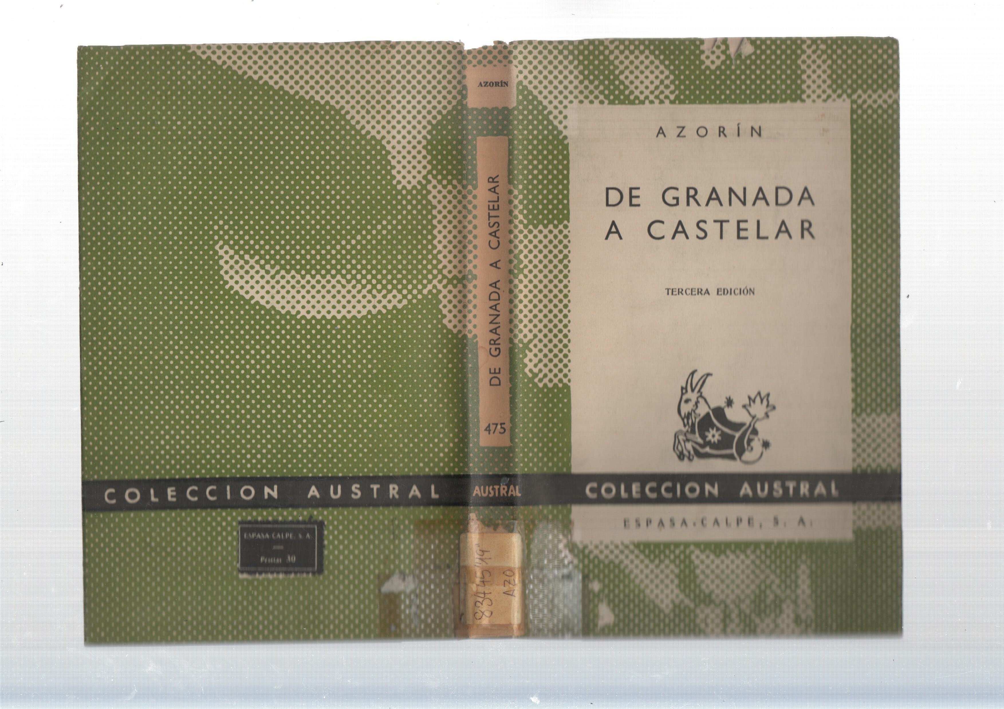 Coleccion Austral: De Granada a Castelar