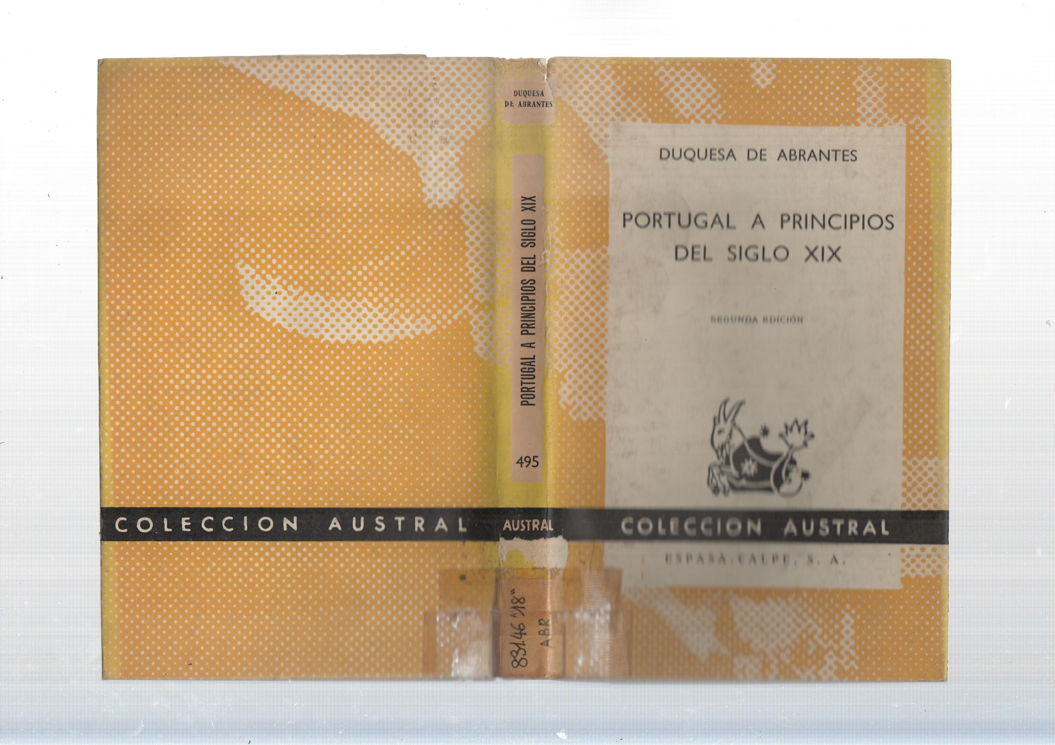 Coleccion Austral: Portugal a principios del siglo XIX