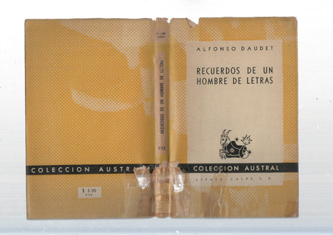Coleccion Austral: Recuerdos de un hombre de letras