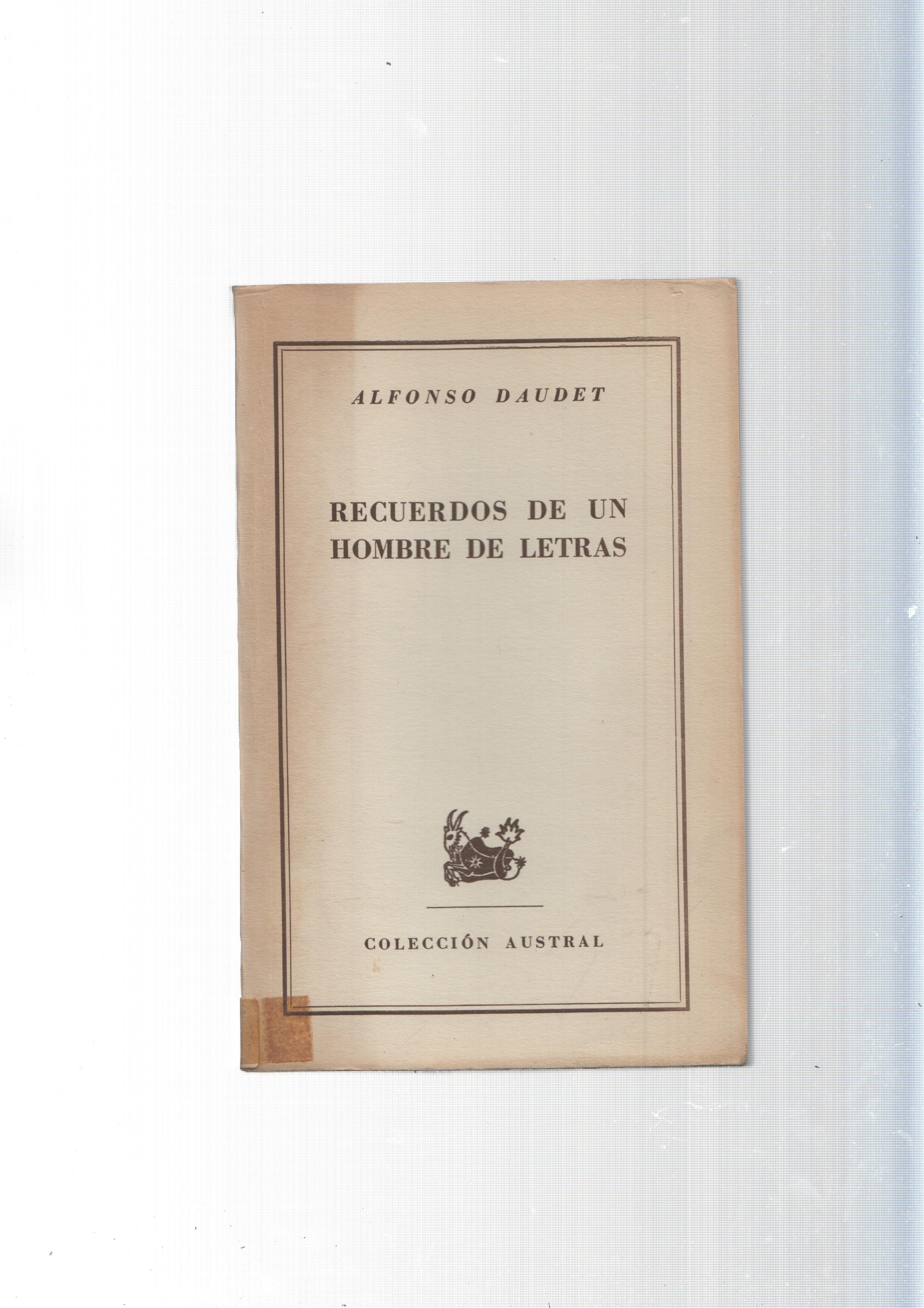 Coleccion Austral: Recuerdos de un hombre de letras